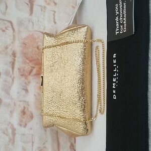 New DeMellier London Mini Cannes Leather Shoulder Bag